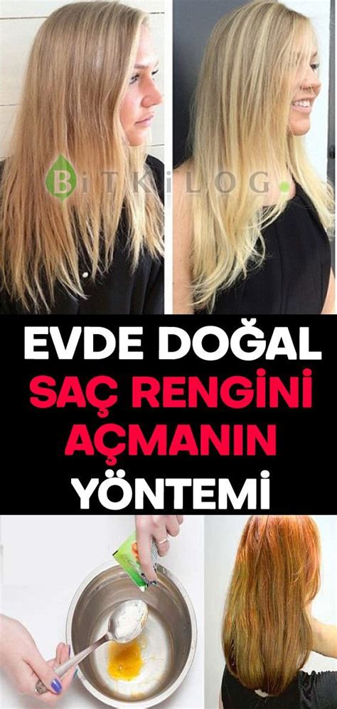 Doğal Yöntemlerle Saç Rengini Açma